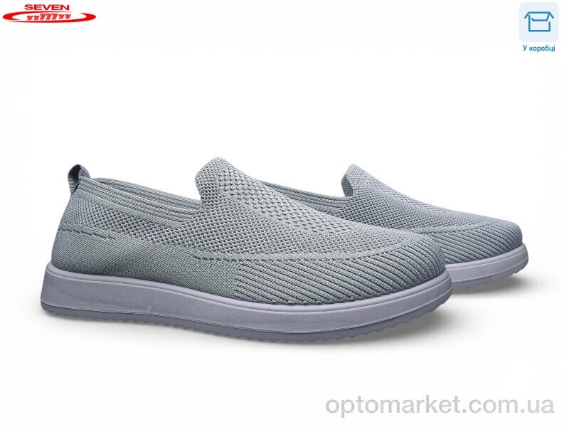 Купить Сліпони чоловічі A28-3 піна Seven сірий, фото 2