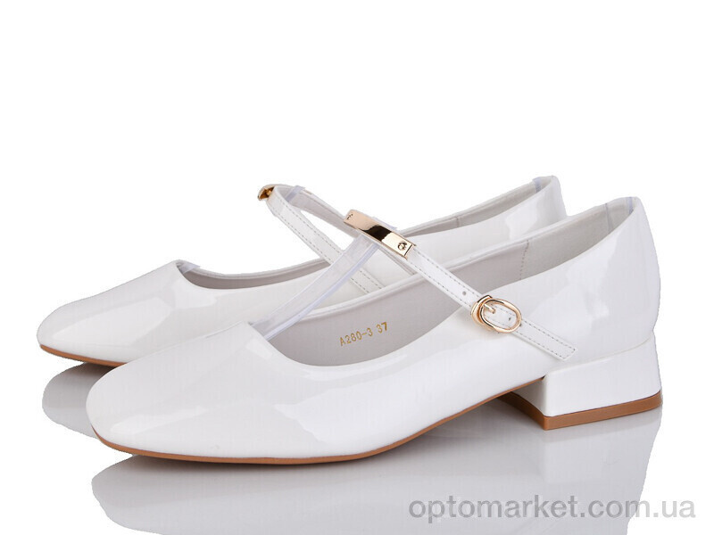 Купить Туфлі жіночі A280-3 Loretta білий, фото 2
