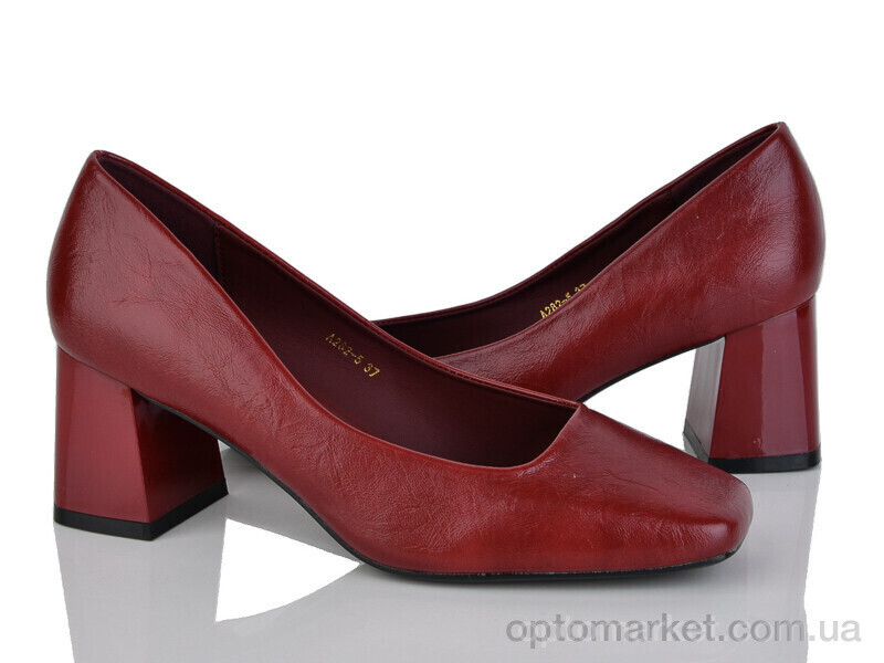 Купить Туфлі жіночі A282-5 Loretta бордовий, фото 2