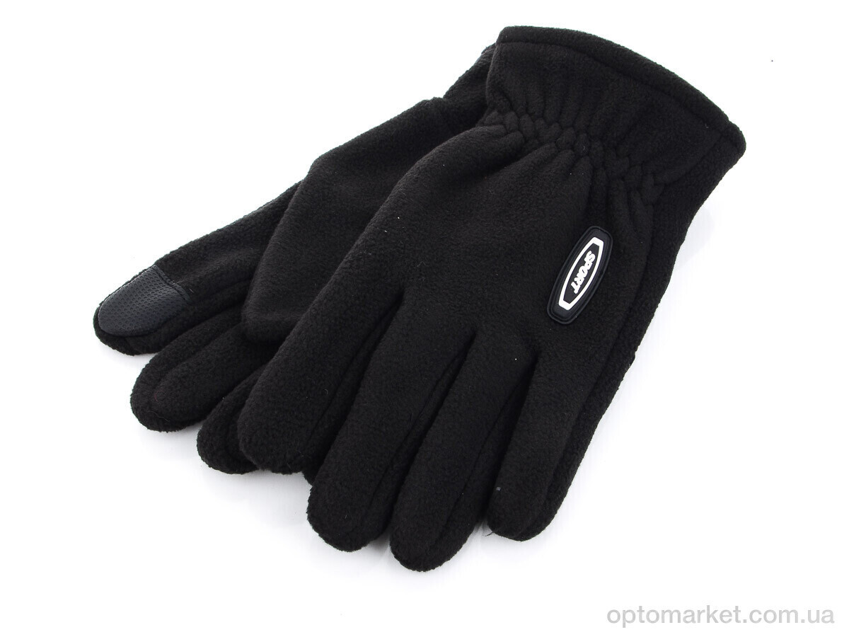 Купить Рукавички чоловічі A29-1M фліс Королева чорний, фото 4