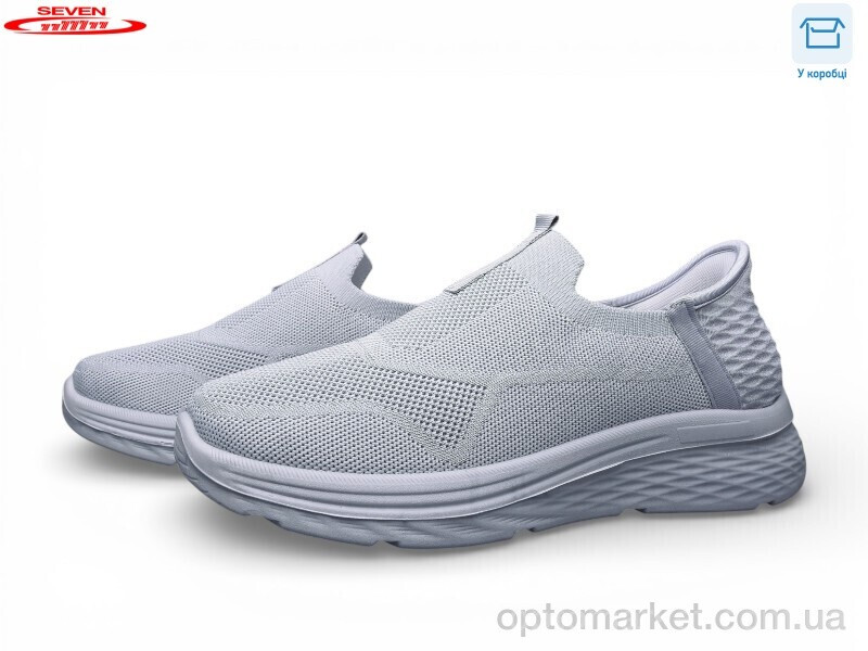 Купить Кросівки чоловічі A30-3 піна Seven сірий, фото 2
