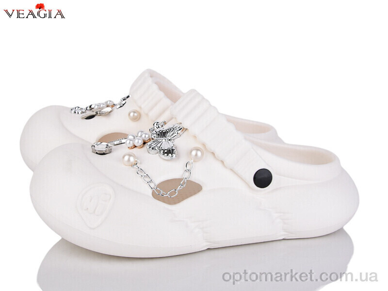Купить Крокси жіночі A33-2 Veagia-ADA білий, фото 2