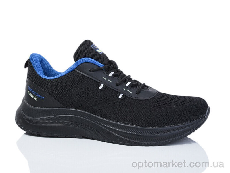 Купить Кросівки чоловічі A5096-1 піна Bayota чорний, фото 2