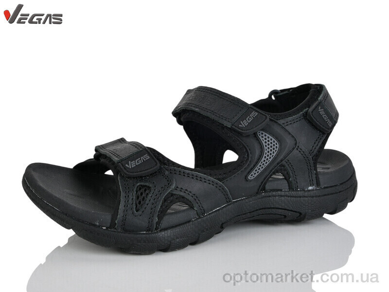 Купить Сандалі чоловічі A513-1 Vegas чорний, фото 3