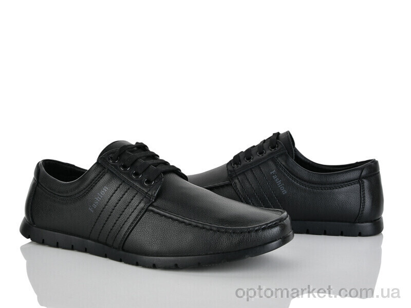 Купить Туфлі чоловічі A61-19C Nasite чорний, фото 2