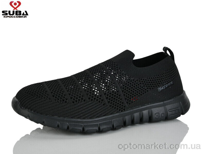 Купить Кросівки чоловічі A6593-1 Suba чорний, фото 2