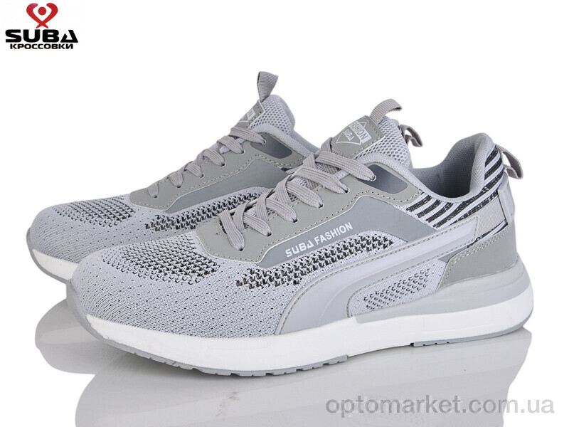 Купить Кросівки чоловічі A6611-6 піна Suba сірий, фото 2
