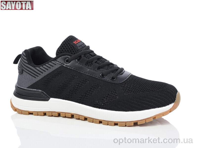 Купить Кросівки чоловічі A662-3 Sayota чорний, фото 2