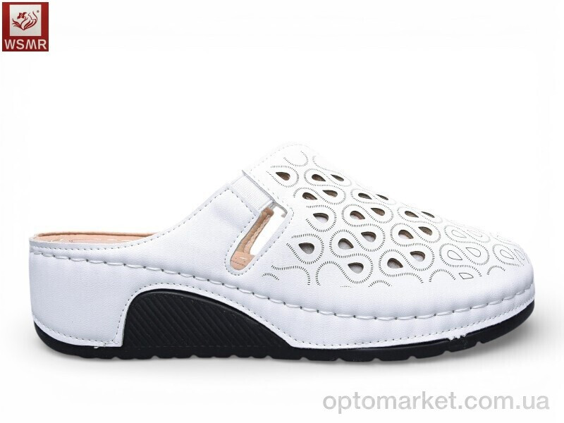 Купить Шльопанці жіночі A802-2 WSMR білий, фото 2