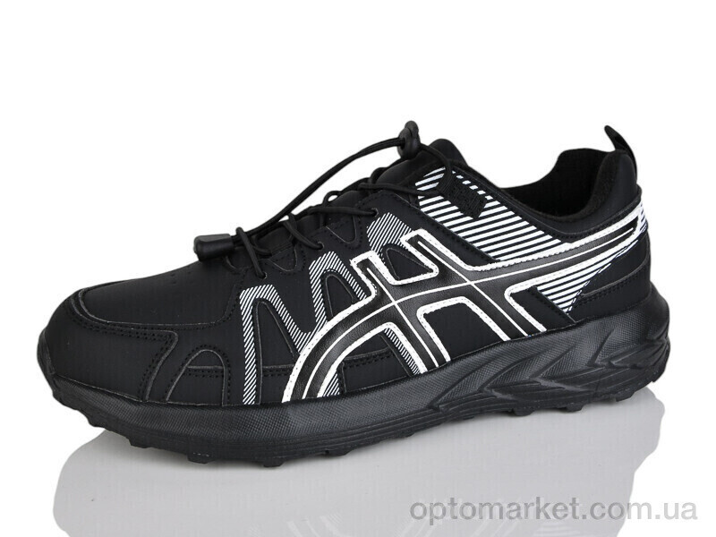 Купить Кросівки чоловічі A8022-2 Run Life чорний, фото 2