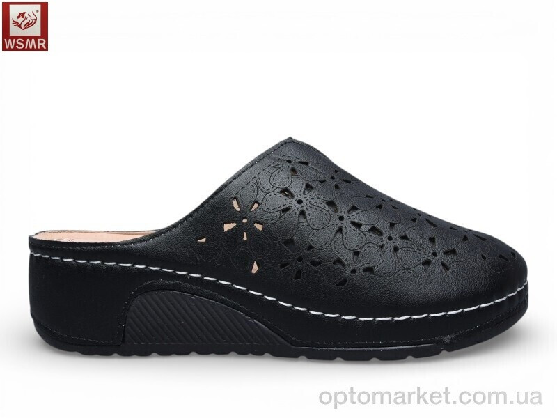 Купить Шльопанці жіночі A803-1 WSMR чорний, фото 2