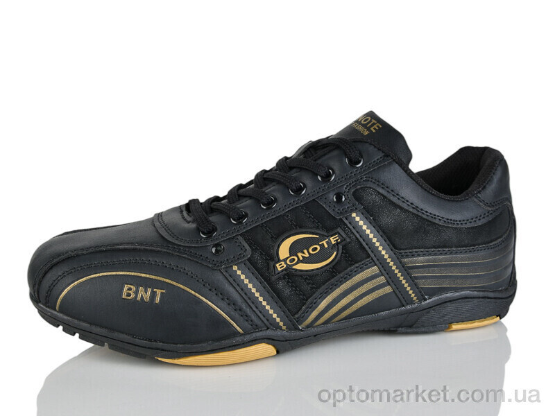 Купить Кросівки чоловічі A8059-2 Bonote чорний, фото 3