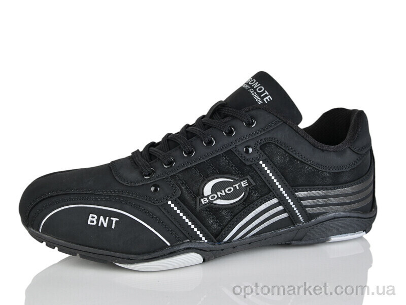 Купить Кросівки чоловічі A8059-4 Bonote чорний, фото 3