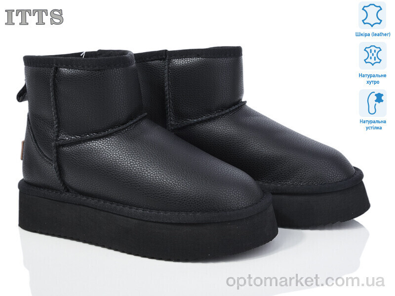 Купить Уги жіночі A805A ITTS чорний, фото 2