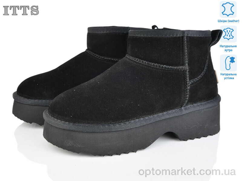 Купить Уги жіночі A821-1 ITTS чорний, фото 2