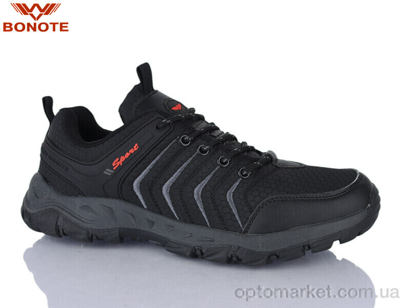 Купить Кросівки чоловічі A8993-4 Bonote чорний, фото 2