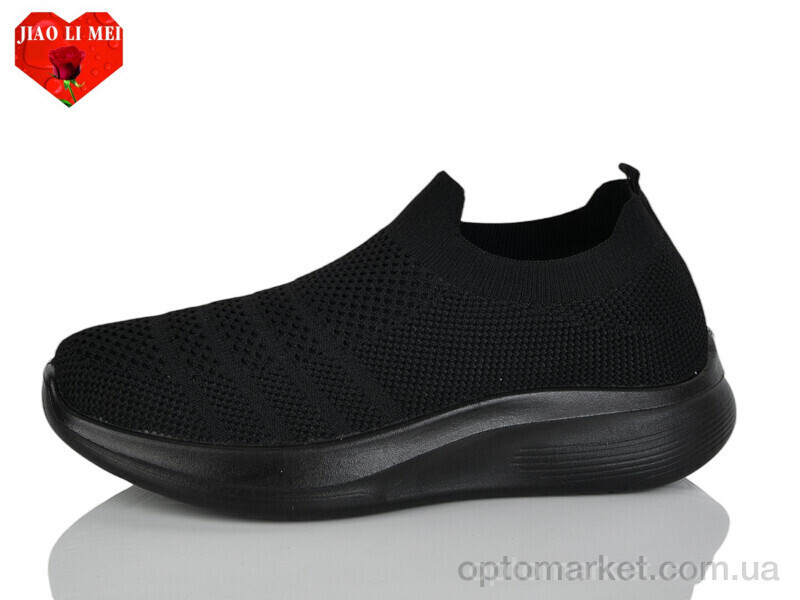 Купить Кросівки жіночі A9-1 Jiao Li Mei чорний, фото 2