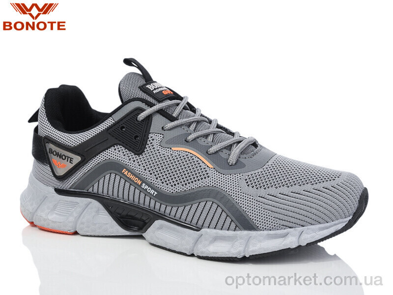 Купить Кросівки чоловічі A9078-8 Bonote сірий, фото 2