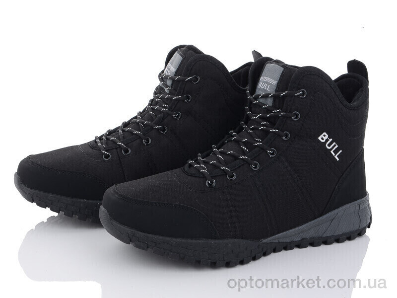 Купить Черевики чоловічі A9155-4 Bull чорний, фото 2