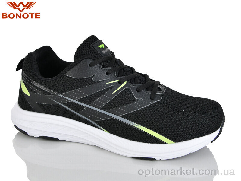 Купить Кросівки чоловічі A9159-3 Bonote чорний, фото 2
