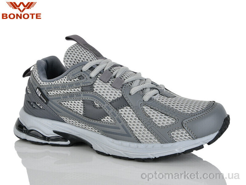 Купить Кросівки чоловічі A9185-5 Bonote сірий, фото 2