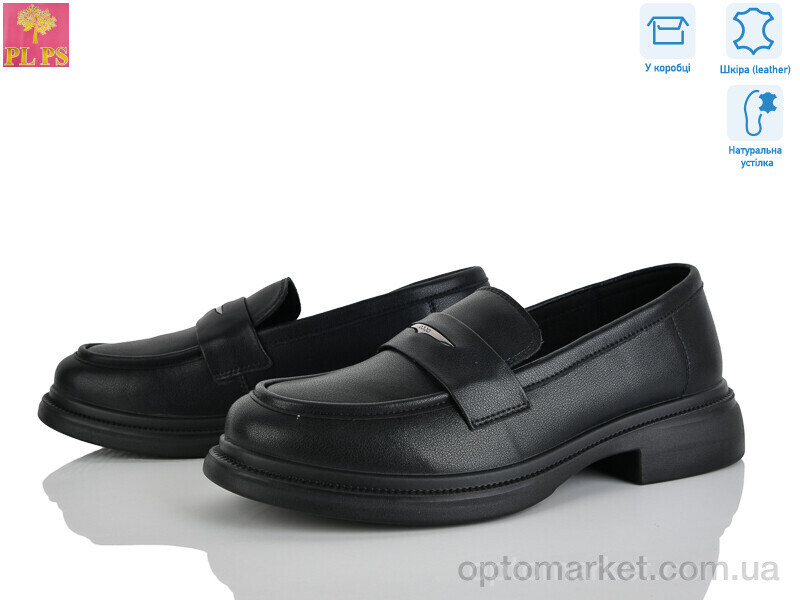 Купить Туфлі жіночі AA21-1 PLPS чорний, фото 2