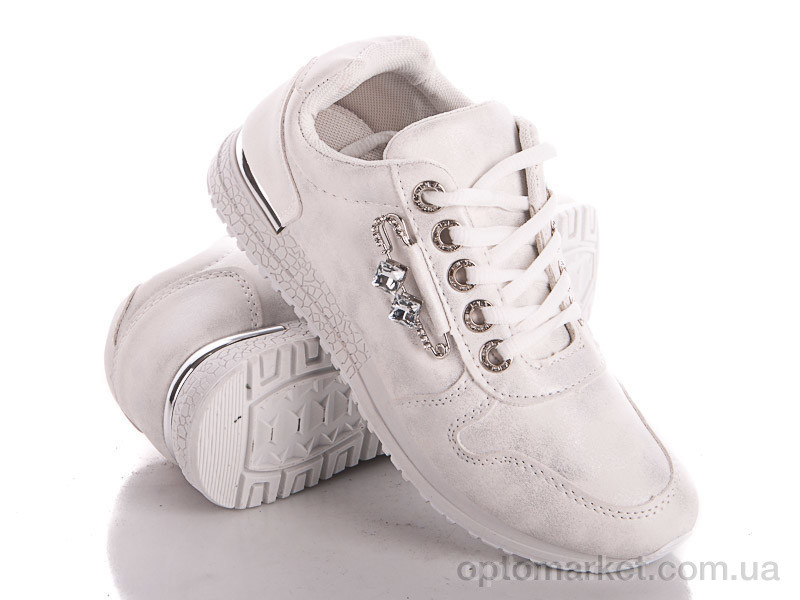Купить Кросівки жіночі AB-2 white Class Shoes білий, фото 2