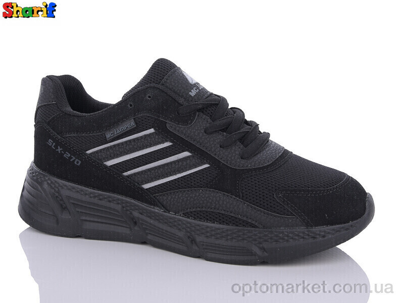 Купить Кросівки чоловічі AC2176-4 Jamper чорний, фото 2