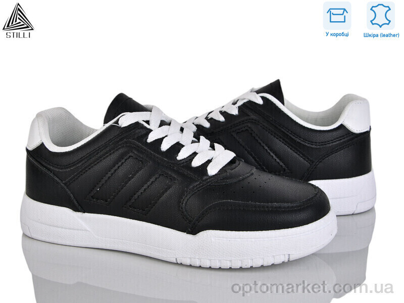 Купить Кросівки жіночі AD200-3 шкіра Stilli чорний, фото 2
