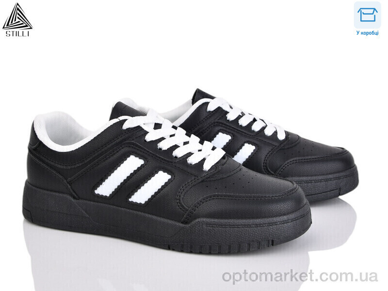 Купить Кросівки жіночі AD310-4 шкіра Stilli чорний, фото 2