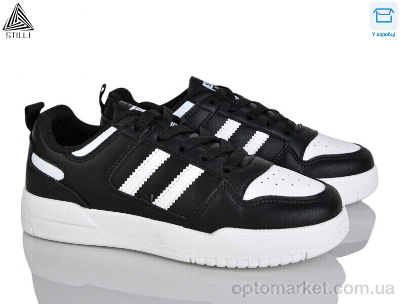 Купить Кросівки жіночі AD350-12 шкіра Stilli чорний, фото 2