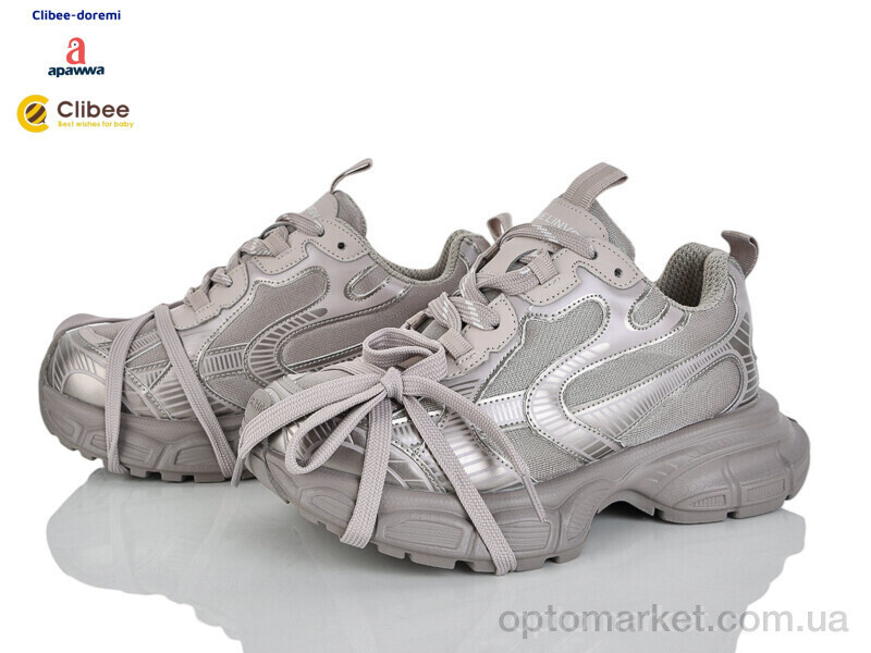 Купить Кросівки жіночі AD88713-1 beige Apawwa бежевий, фото 3