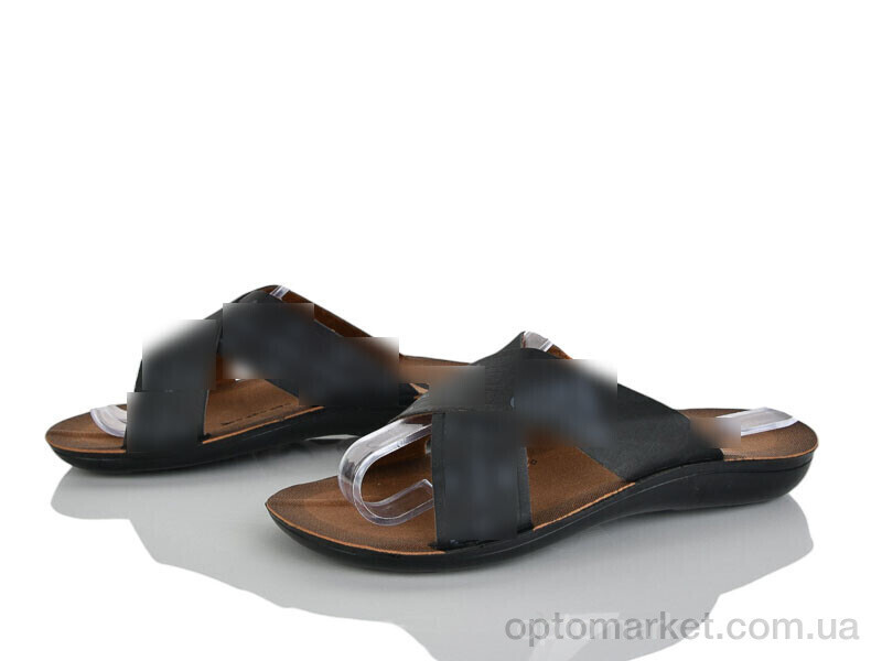 Купить Шльопанці дитячі Ads сірий A.idas чорний, фото 3