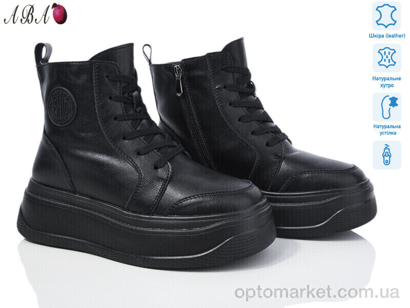 Купить Черевики жіночі AG185-6 ITTS чорний, фото 2