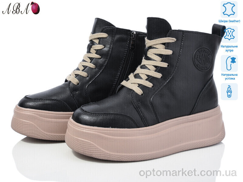 Купить Черевики жіночі AG185B ITTS чорний, фото 2