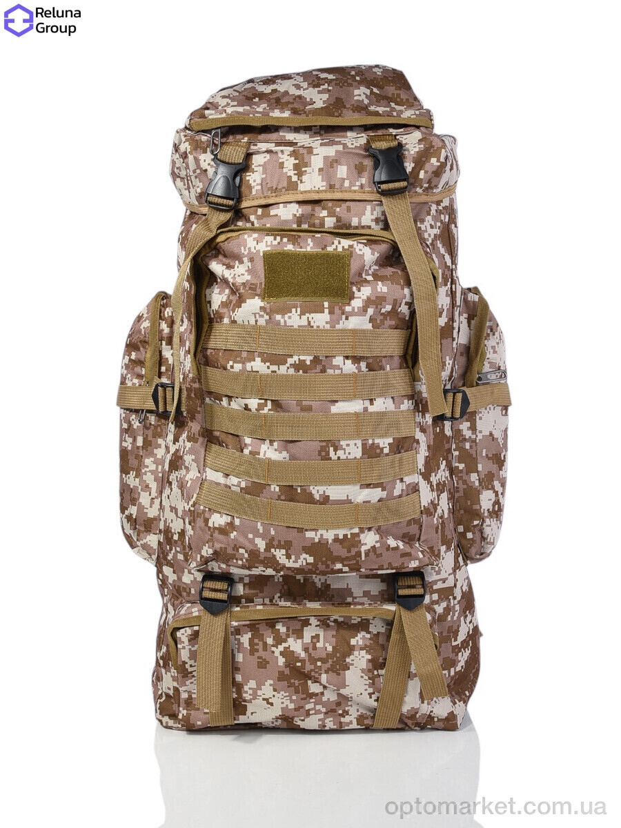Купить Тактичний рюкзак чоловічі AM001-1 brown Reluna Group коричневий, фото 3