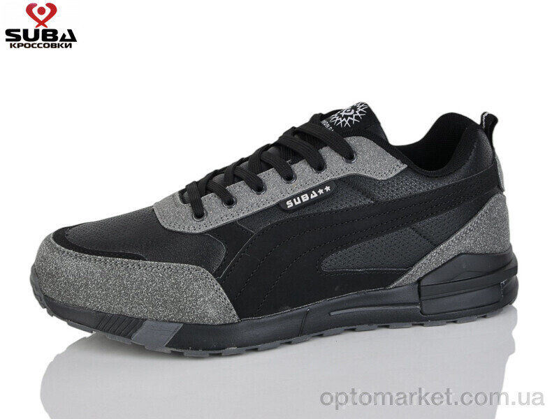 Купить Кросівки чоловічі AT725-04 піна Suba чорний, фото 2