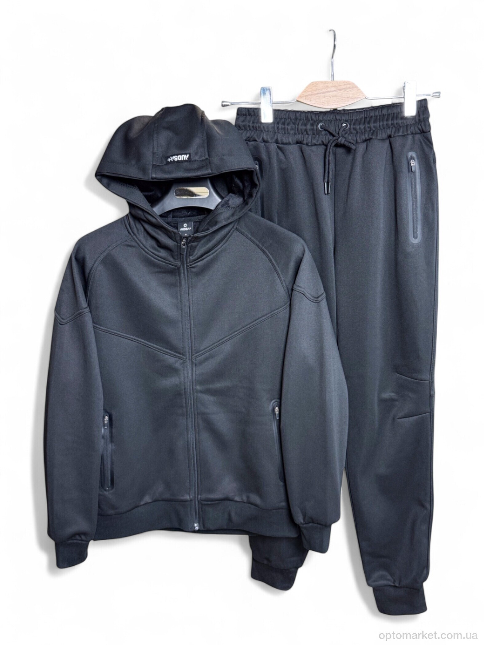 Купить Спортивний костюм чоловічі AW23 black Audsa чорний, фото 2