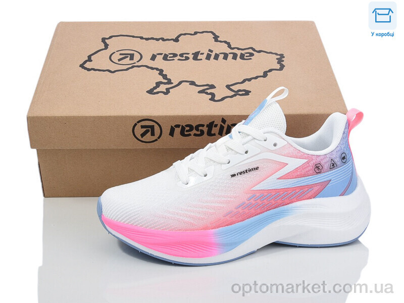 Купить Кросівки жіночі AWL25445 white-sky blue Restime мікс, фото 2