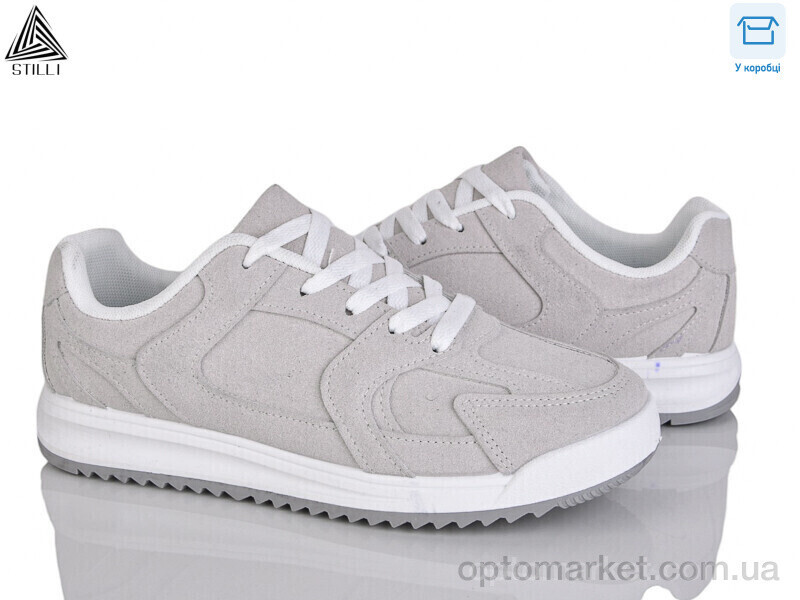 Купить Кросівки жіночі AX30-2R шкіра Stilli сірий, фото 2