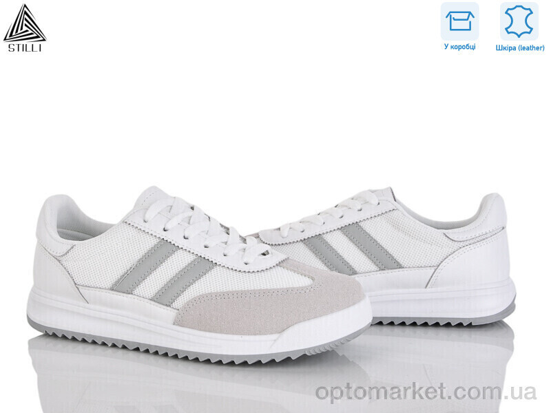 Купить Кросівки жіночі AX50-4 шкіра Stilli білий, фото 3