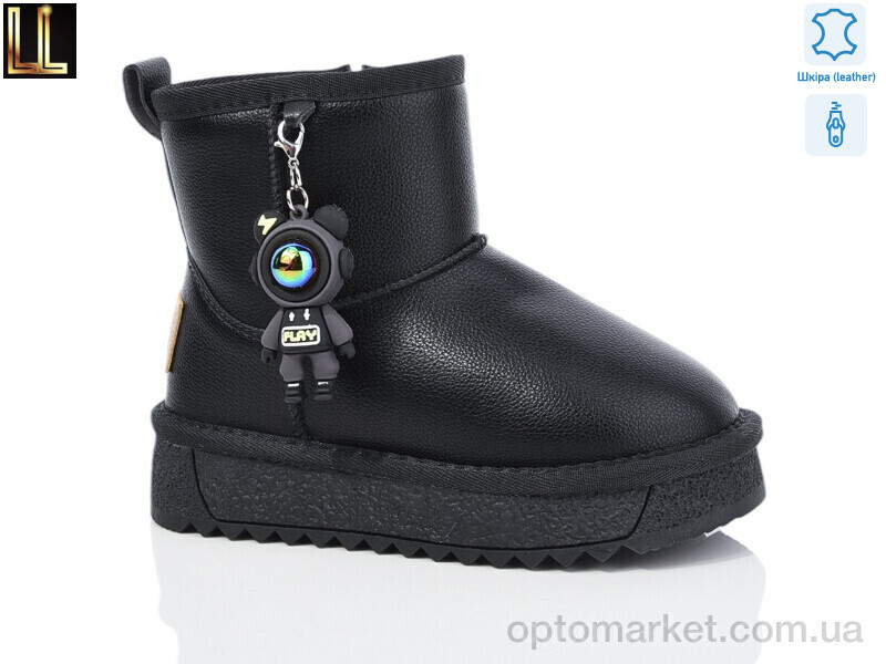 Купить Уги жіночі B 875-1-C Lilin чорний, фото 2