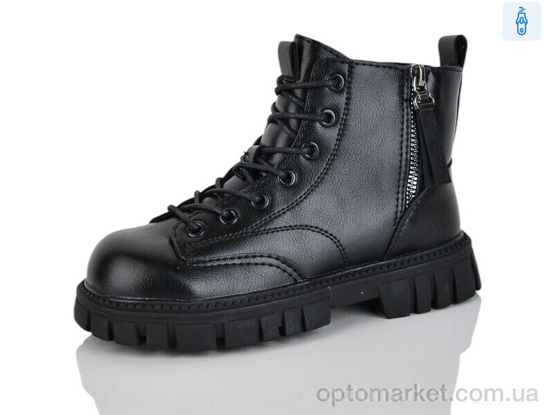 Купить Черевики дитячі B002 black KEWK чорний, фото 2