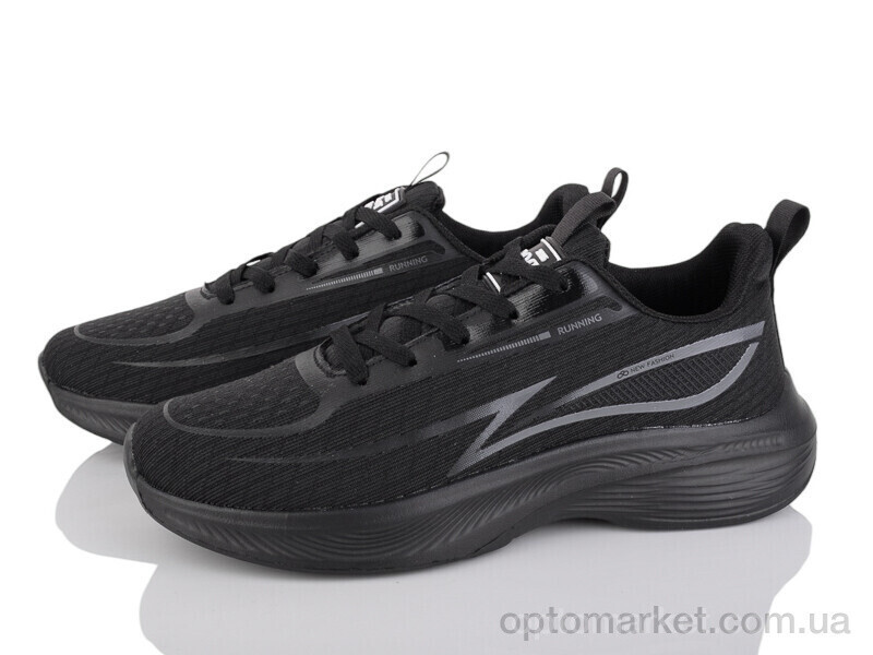 Купить Кросівки жіночі B0055-1 Lion-Lu чорний, фото 2