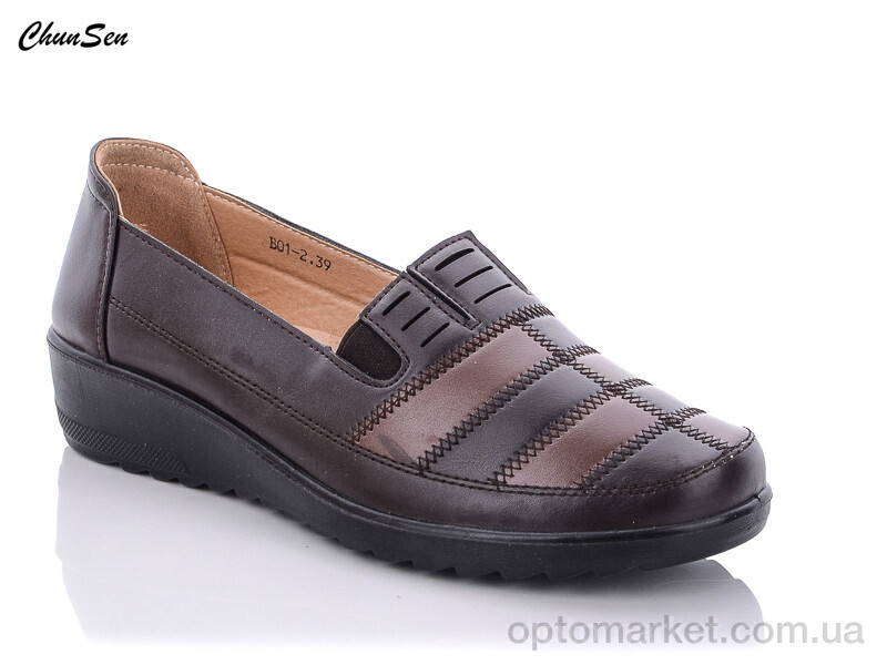 Купить Туфлі жіночі B01-2 Xing Yun коричневий, фото 2