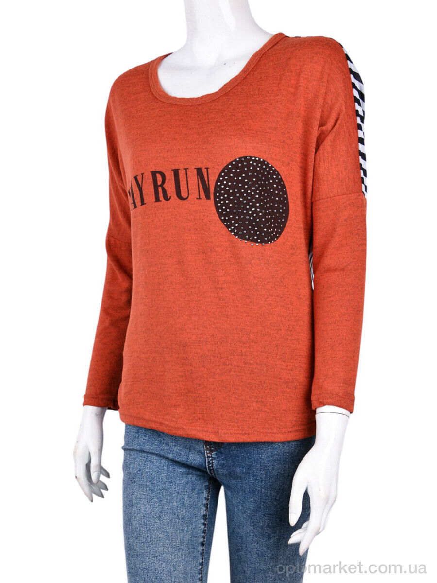 Купить Батник жіночі B0101-5 orange (10805) DuoDuoBoBo помаранчевий, фото 4