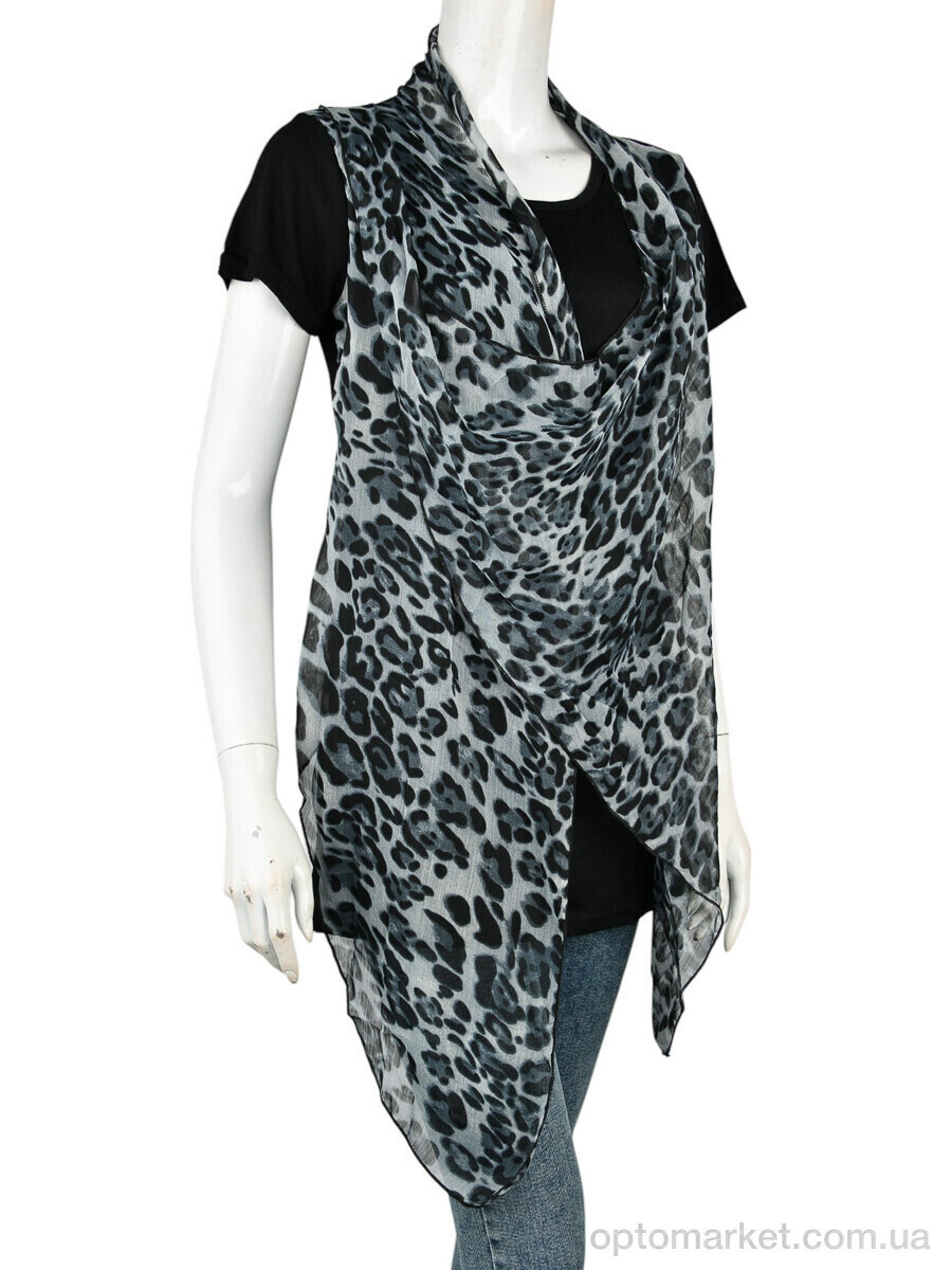 Купить Блуза жіночі B0106-9 (10908) grey DuDuBoBo чорний, фото 4