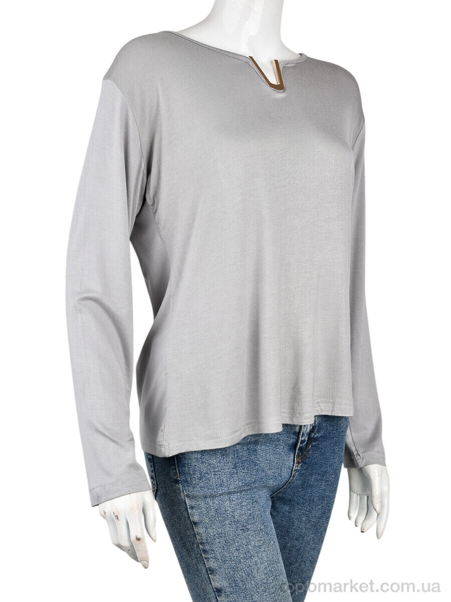 Купить Кофта жіночі B0121-7 (10982) grey DuDuBoBo сірий, фото 4