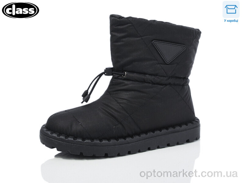 Купить Дутики жіночі B02-1 Wei Wei чорний, фото 2