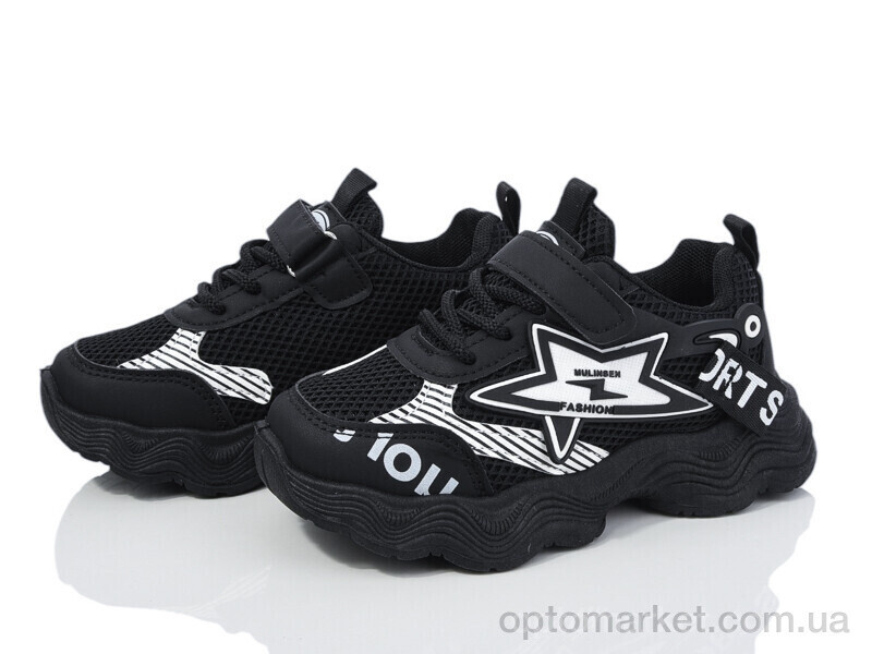 Купить Кросівки дитячі B08-3 Blue Rama чорний, фото 2